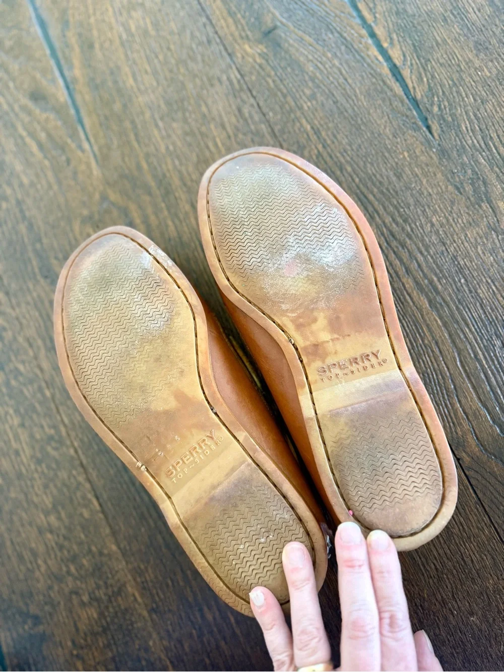 Sperry Men's Tan Leather Classic Boat Shoes
